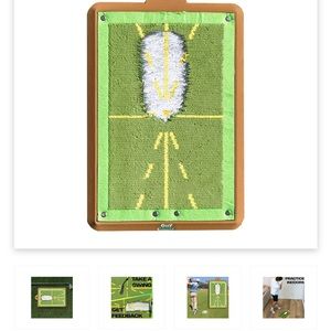 Gold swing tracker mat